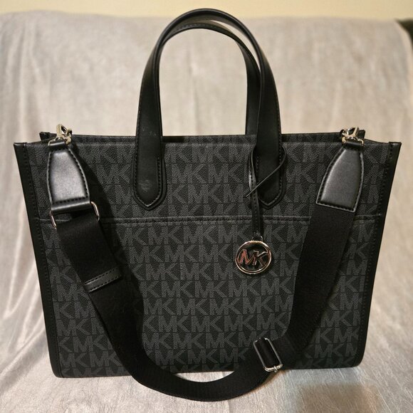 Michael Kors Black Signature Tote - Picture 1 of 7